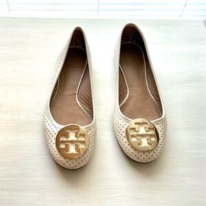 Tori Burch Flats White Size 10